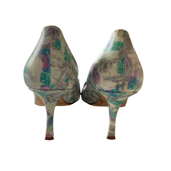 Kate Spade Leather Graphic Heels - Picture 6 of 6